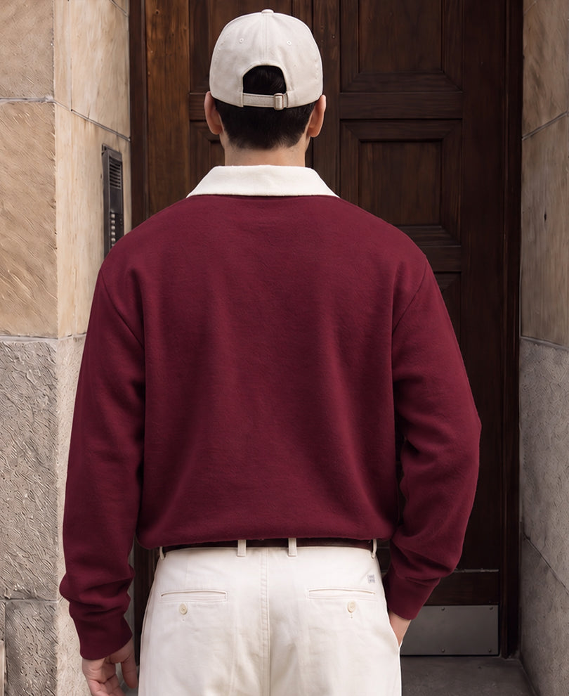 Wine Patch Embroidered T-Shirt