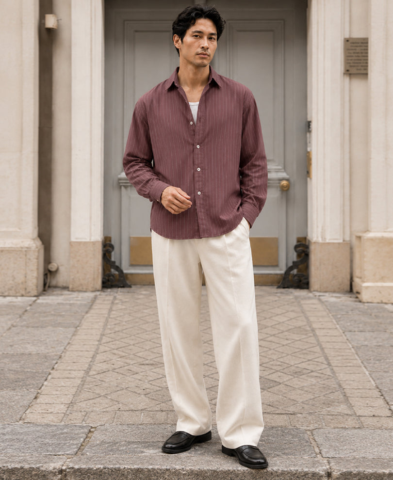 Onion Cotton Oxford Stripe Shirt