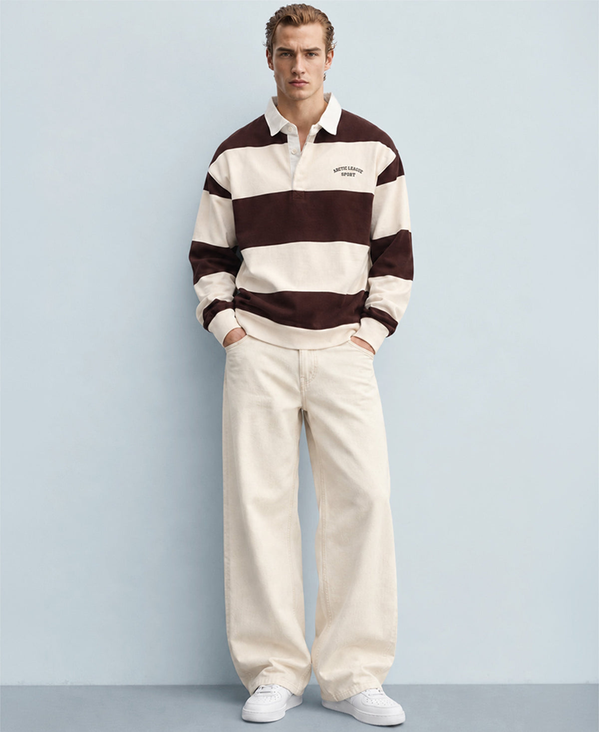 Coffee Striped T-Shirt
