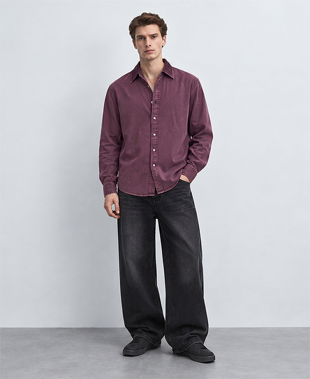Onion Washed Structured Shirt