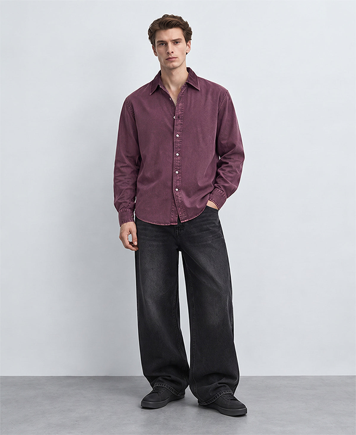 Onion Washed Structured Shirt