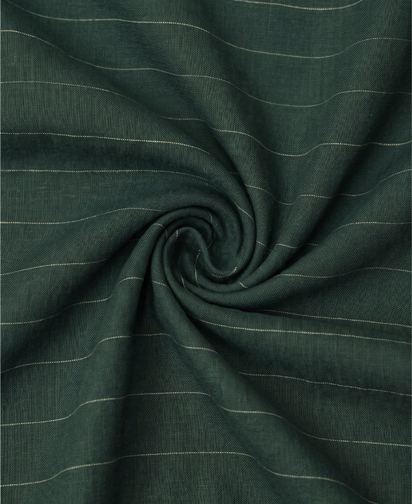 Green Striped Kurta Shirt