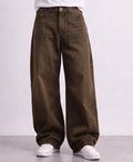 Tinted Brown Extra Baggy Jeans