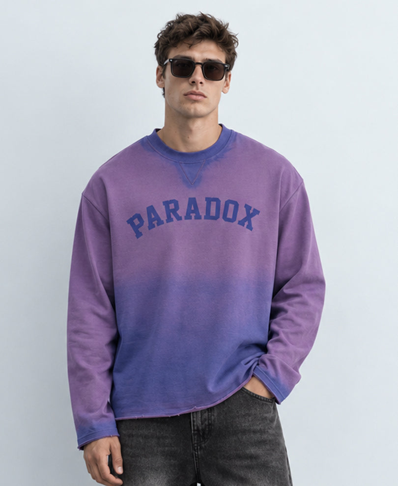 Lavender Sprayed Printed T-Shirt