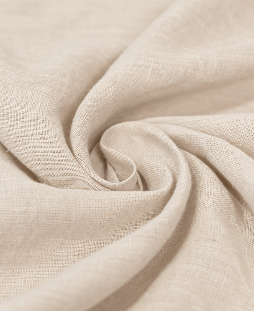 Light Beige 100% Linen Premium Shirt