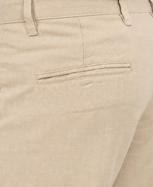 Beige Regular Fit Trouser
