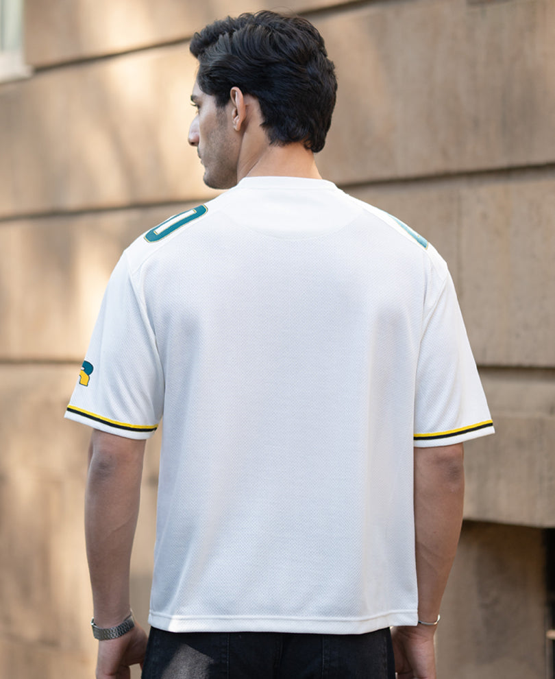 Off White Oversized Jersey T-Shirt