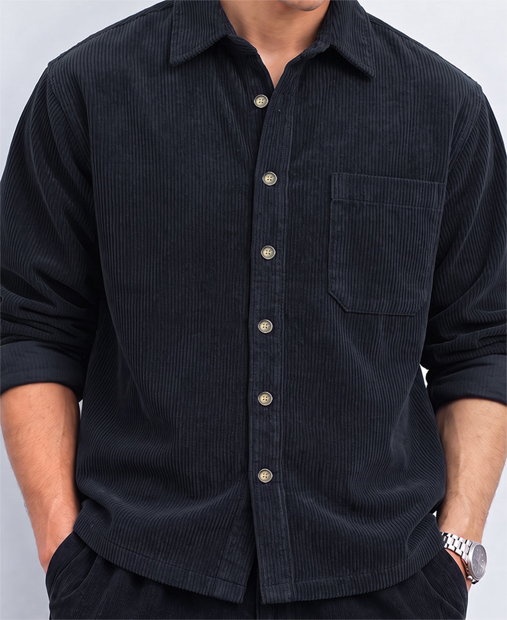 Navy Corduroy Cord Set