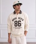 Off White Printed Polo T-Shirt