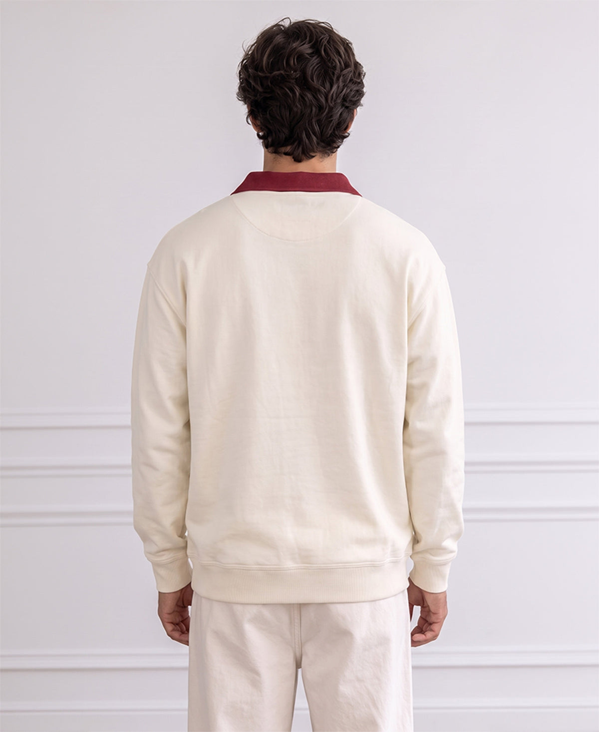 Off-White Embroidered Polo T-Shirt