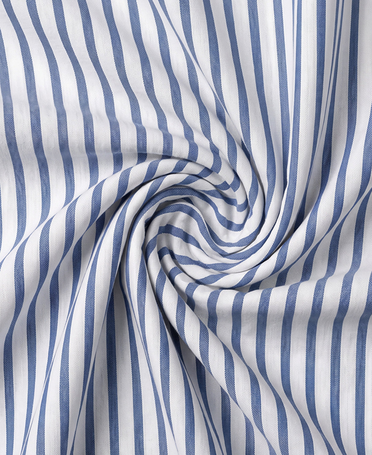 Blue Stripe Printed Cotton Shirt 100% Cotton