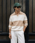 Light Beige Stripe Sweater
