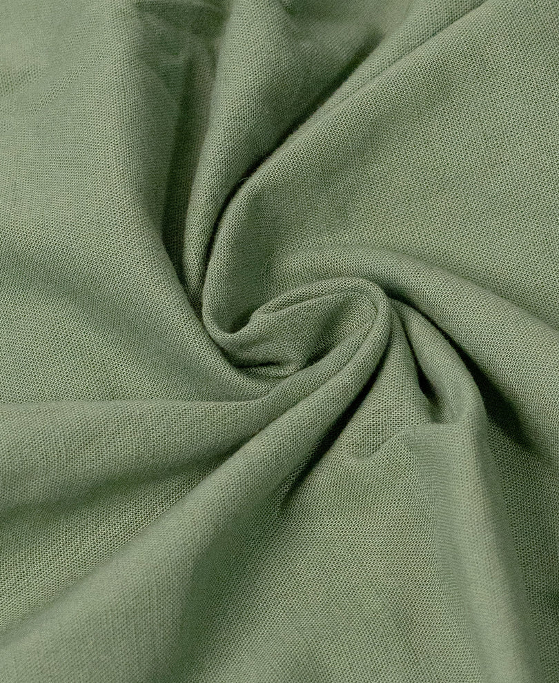 Mint Linen Blend Kurta Shirt