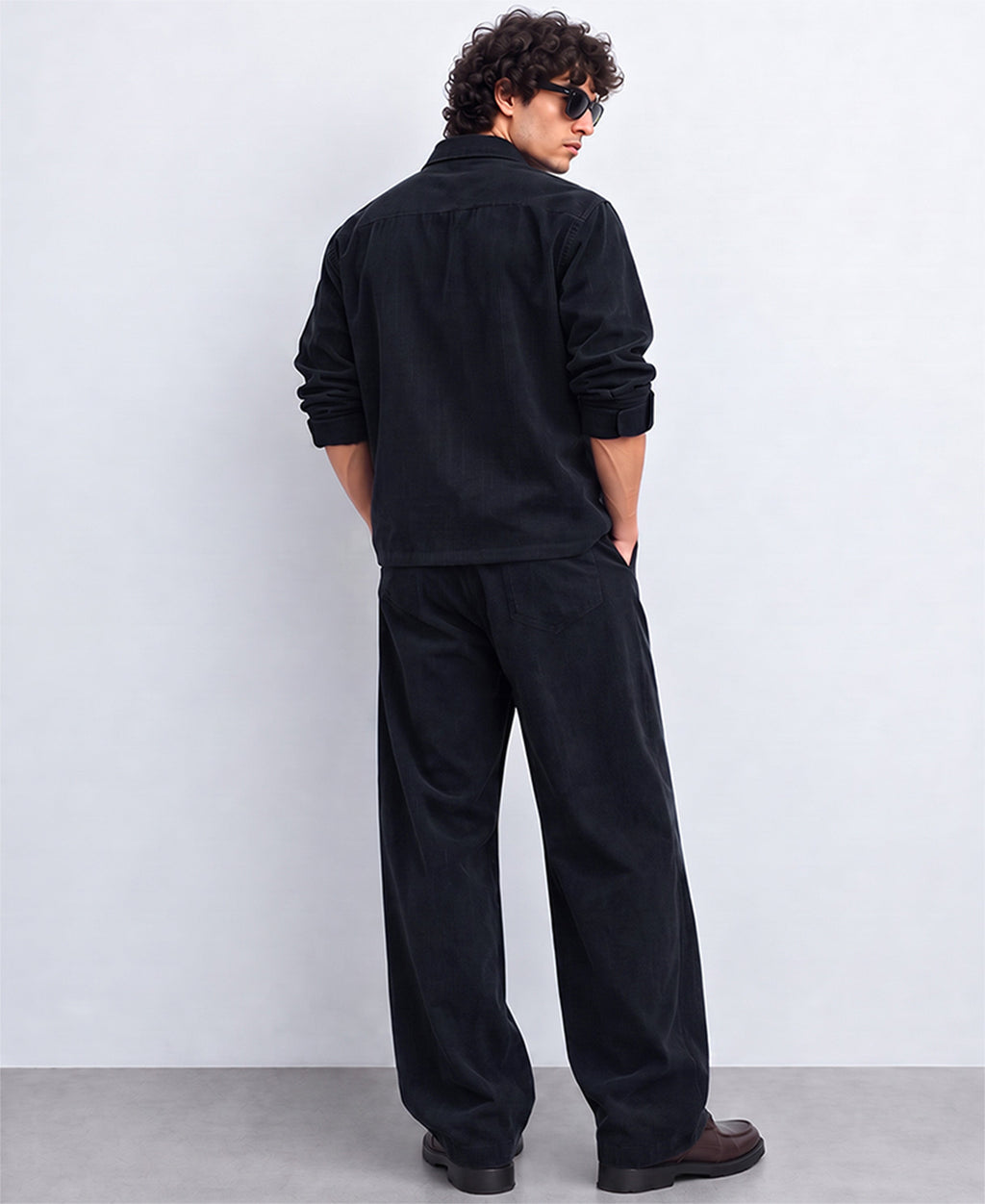 Navy Corduroy Cord Set