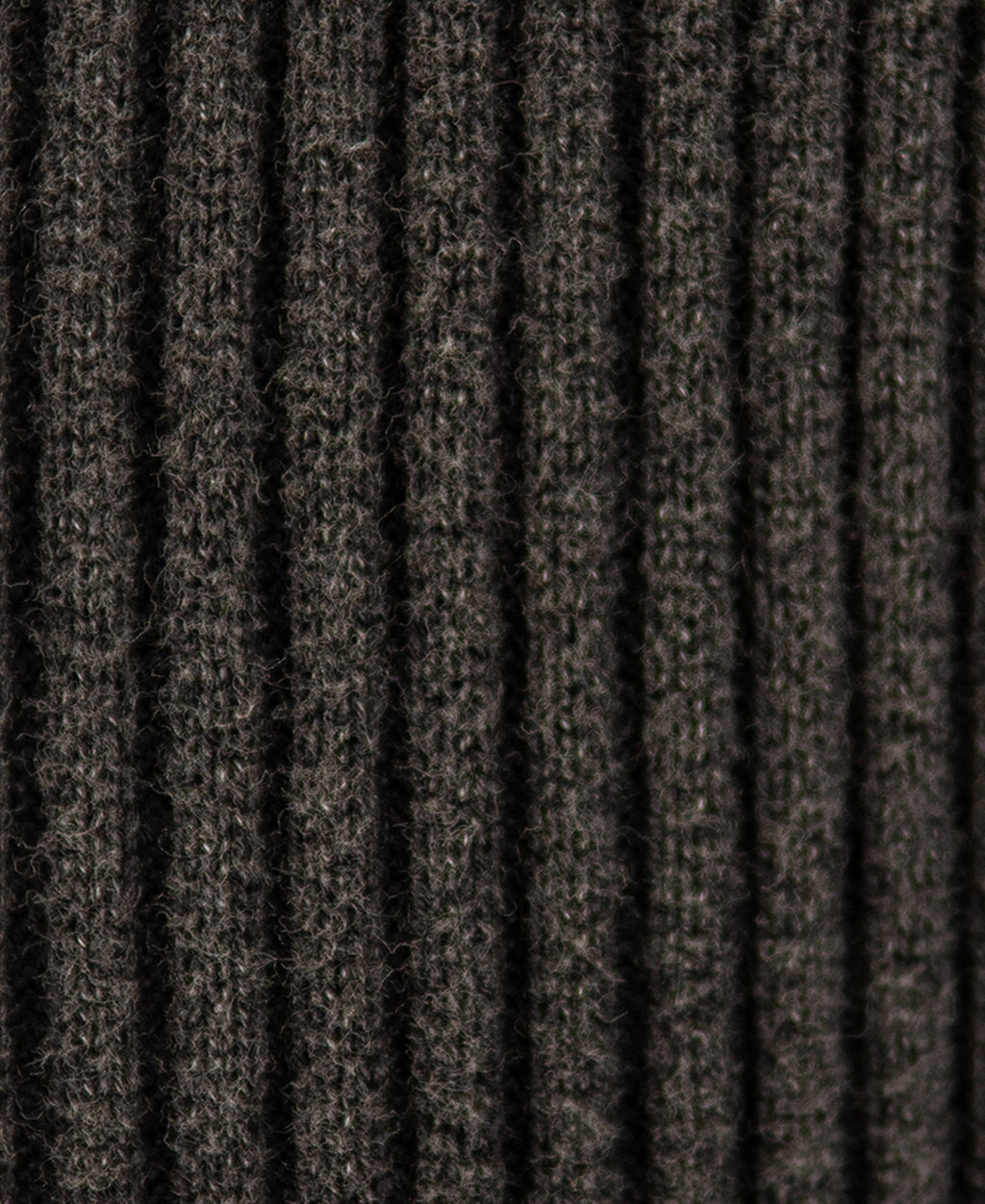 Black Washed Rib Knit T-Shirt 100% Cotton