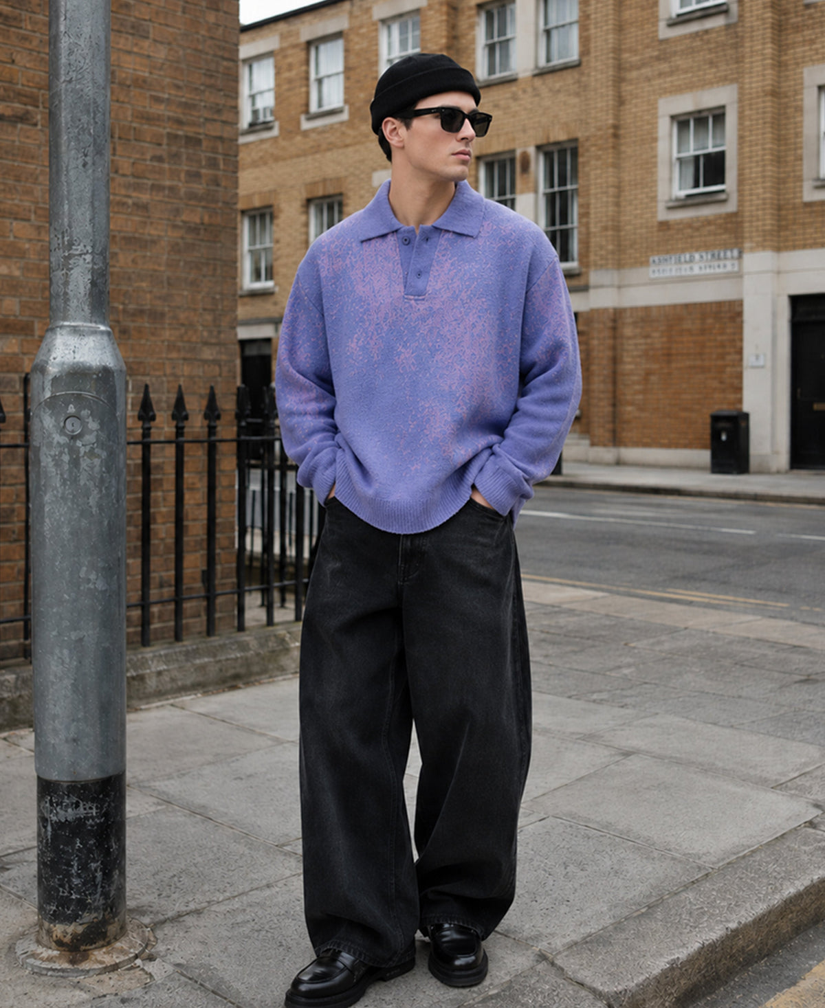 Lavender Fuzzy Sweater