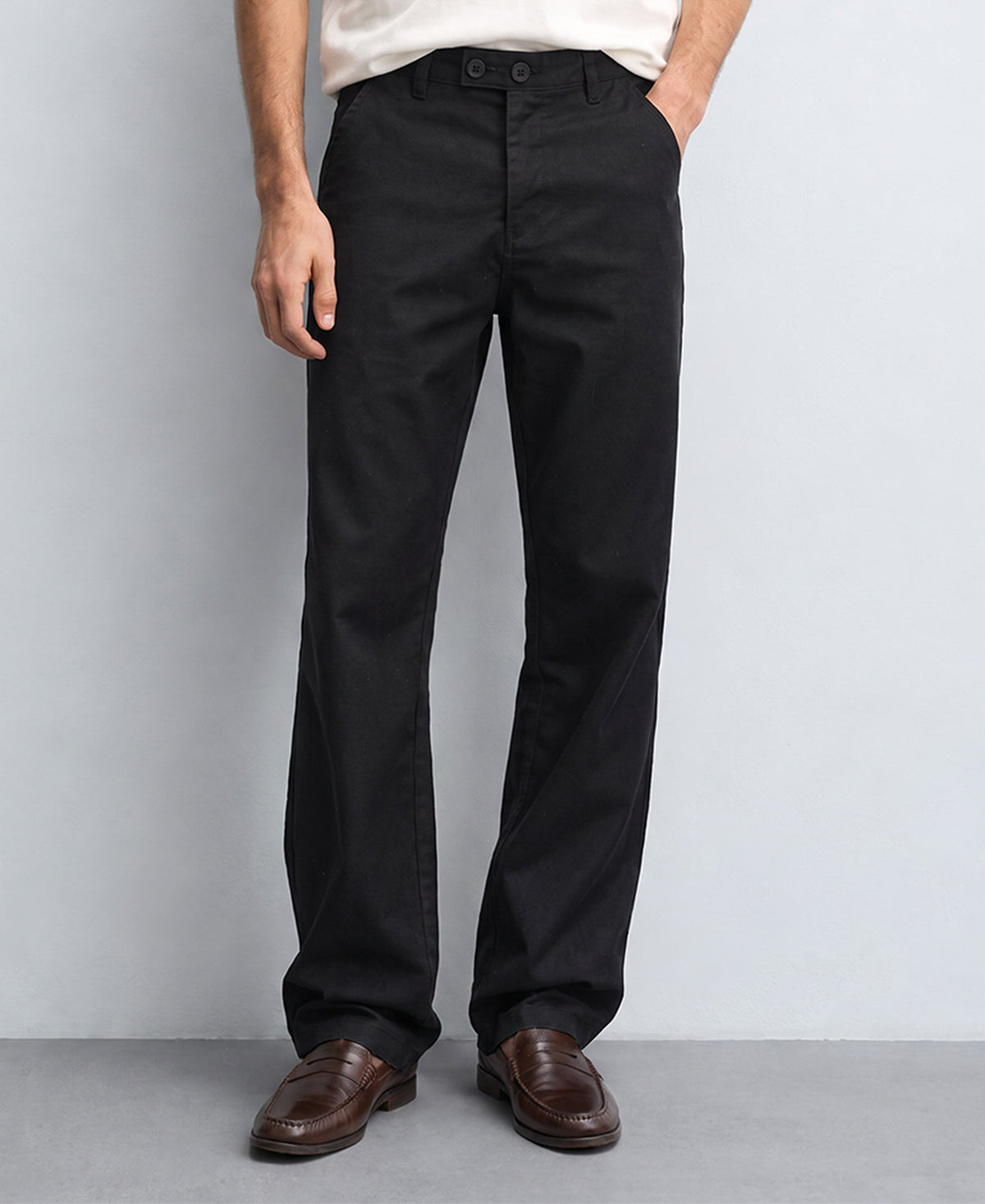 Black Lightweight Trouser