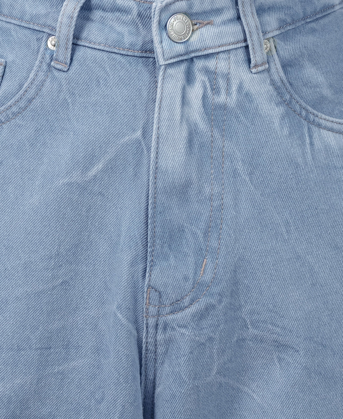 Light Blue Washed Baggy Jeans