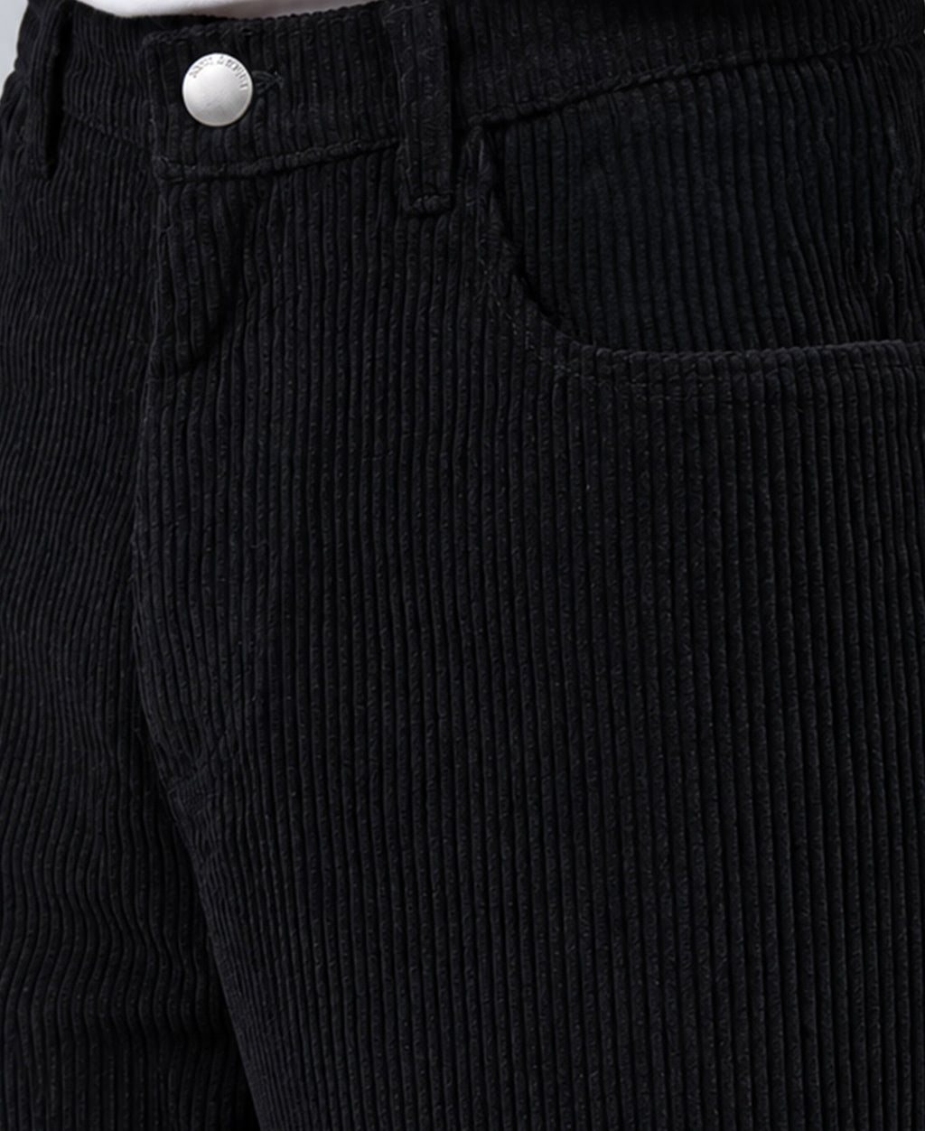 Black Corduroy Baggy Pants
