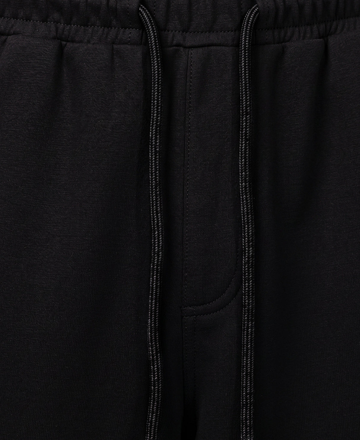 Black Tape Detail Baggy Trackpant