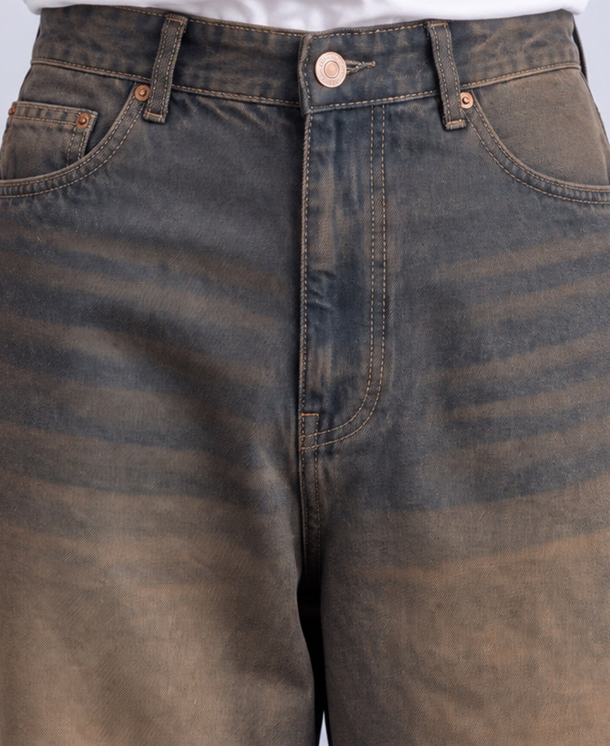 Vintage Blue Washed Baggy Jeans