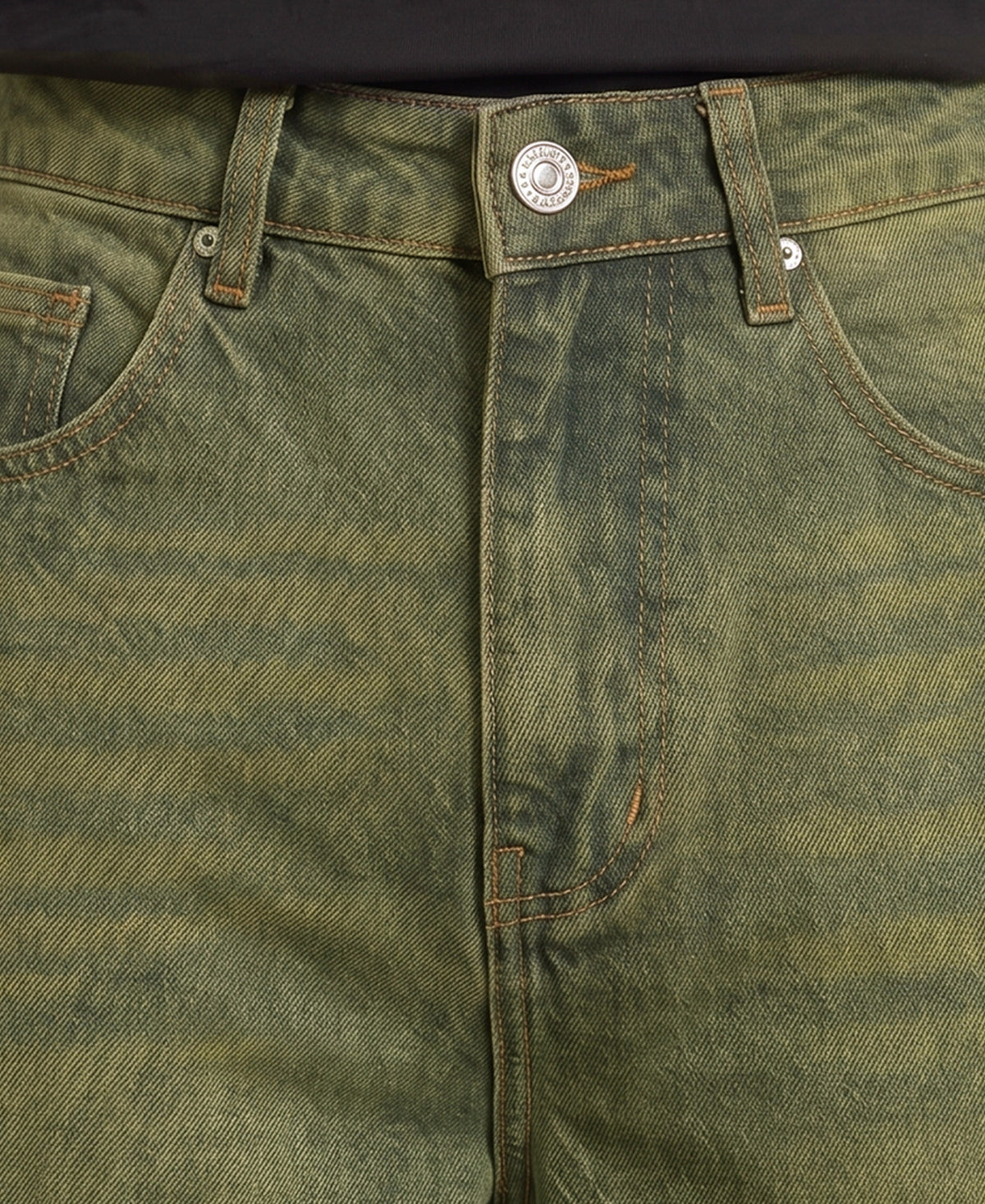 Blue Tinted Baggy Fit Jeans