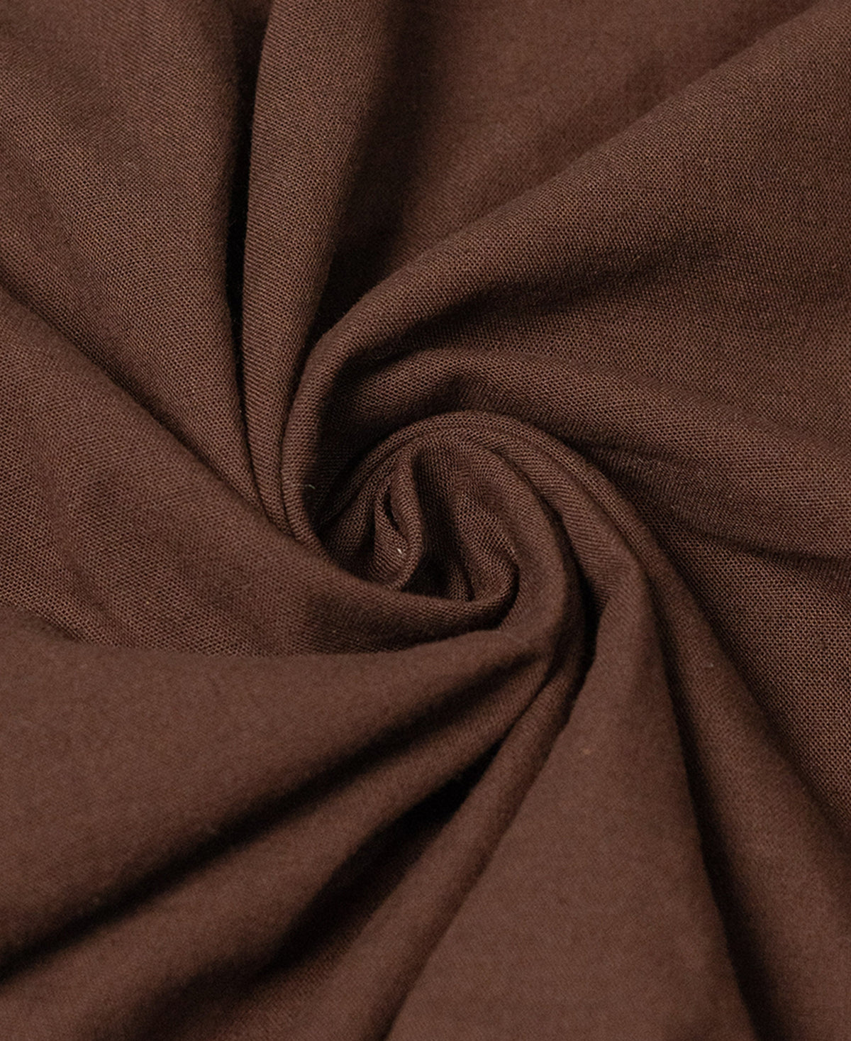 Brown Embroidered Linen Blend Kurta Shirt