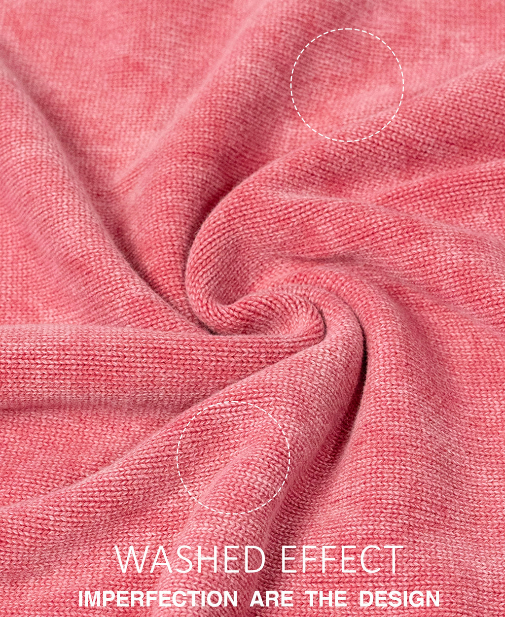 Pink Structured Polo Sweater