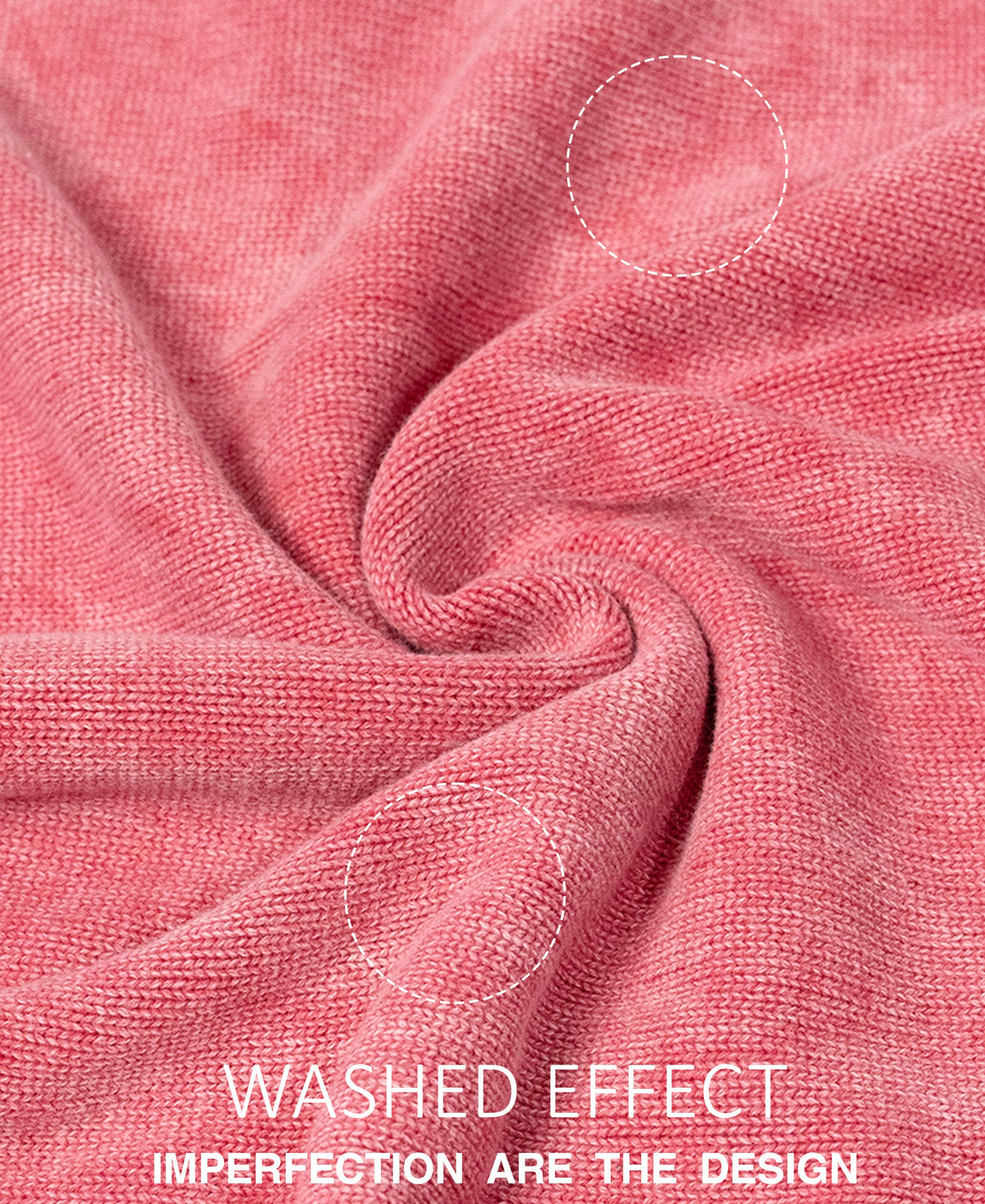 Pink Structured Polo Sweater