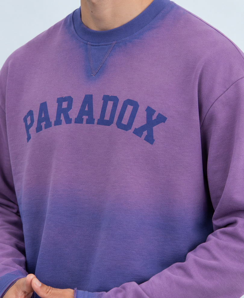 Lavender Sprayed Printed T-Shirt