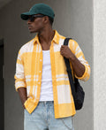 Yellow Macro Checks Shirt